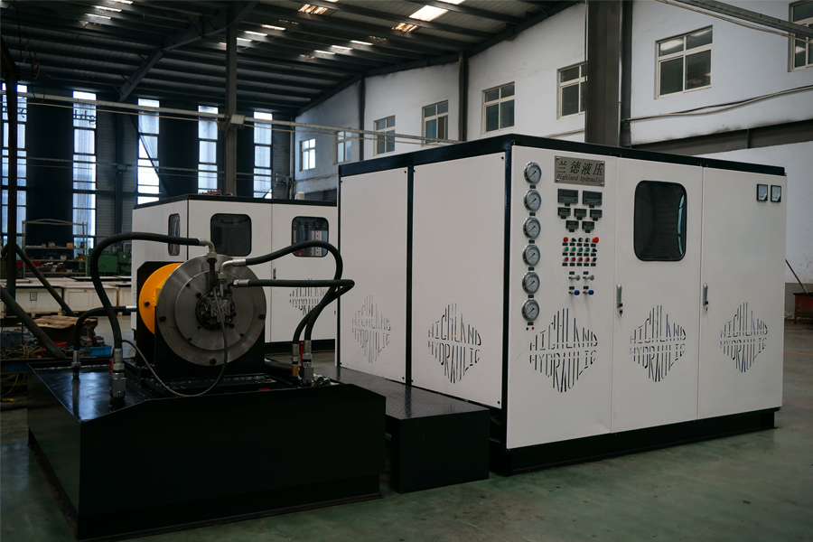digital computerized hydraulic test bench