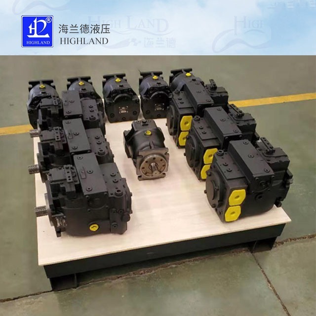 Mixer truck piston pump 