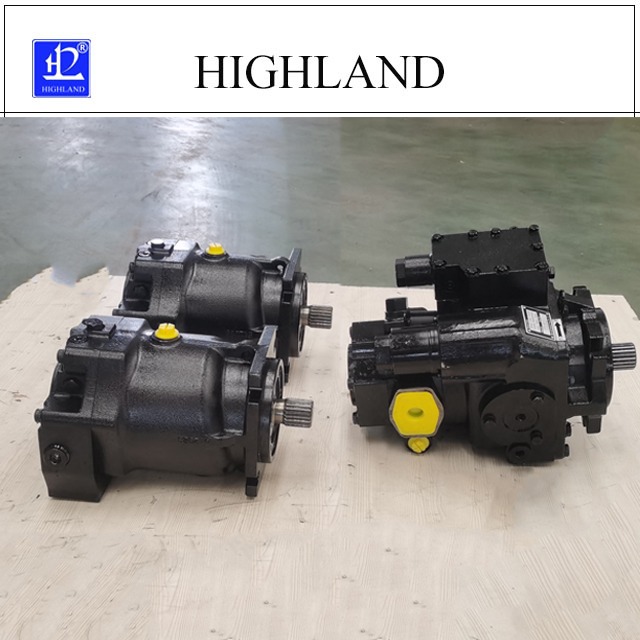 Combine harvester axial piston pumps