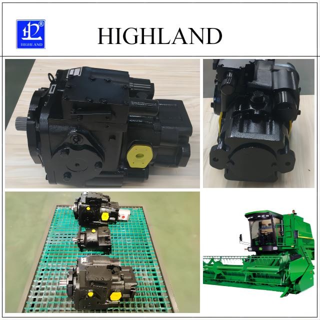 Farm harvester hydraulic pump