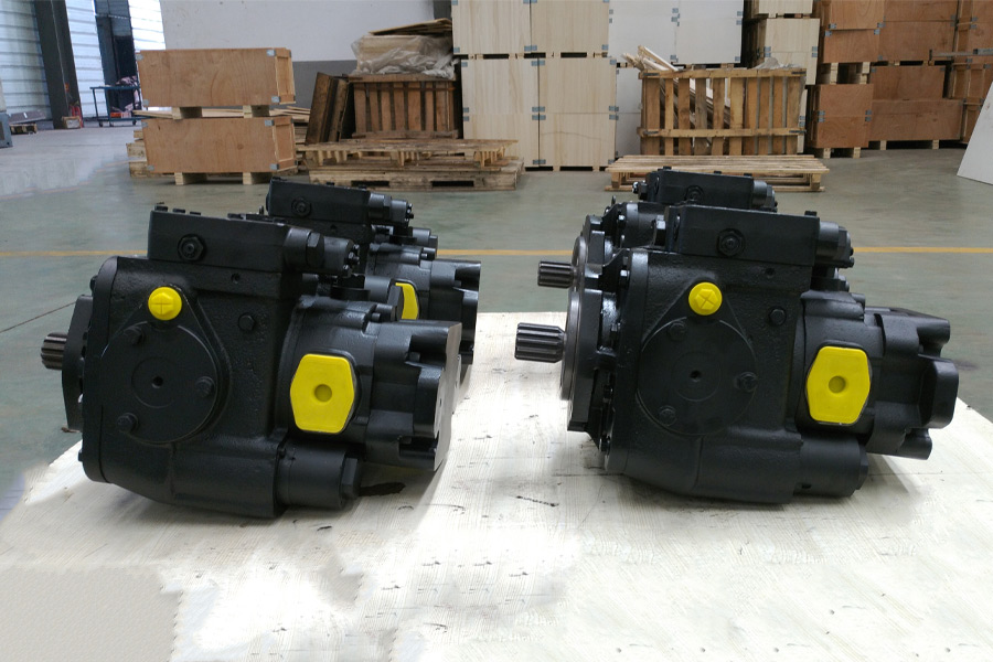 Cotton harvester axial piston pump customization
