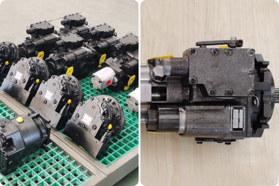 Wheat harvester hydraulic system