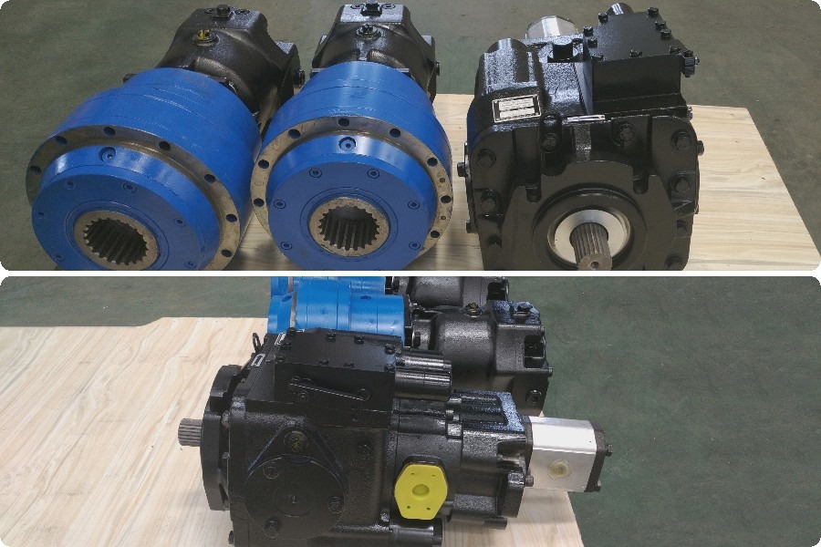 Hydrostatic drive sprayer hydraulic transmission system
