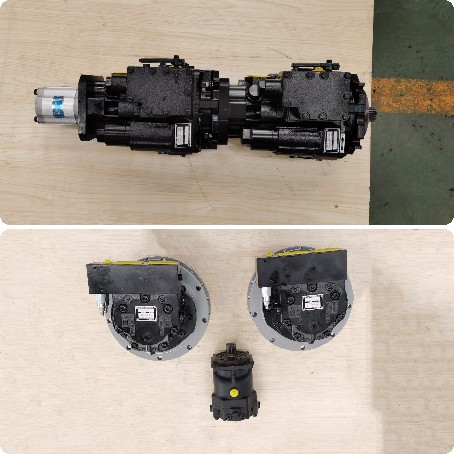 Agricultural machinery hydraulic pump motor system