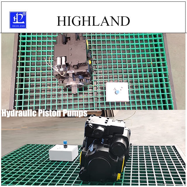 Cement truck hydraulic pumps