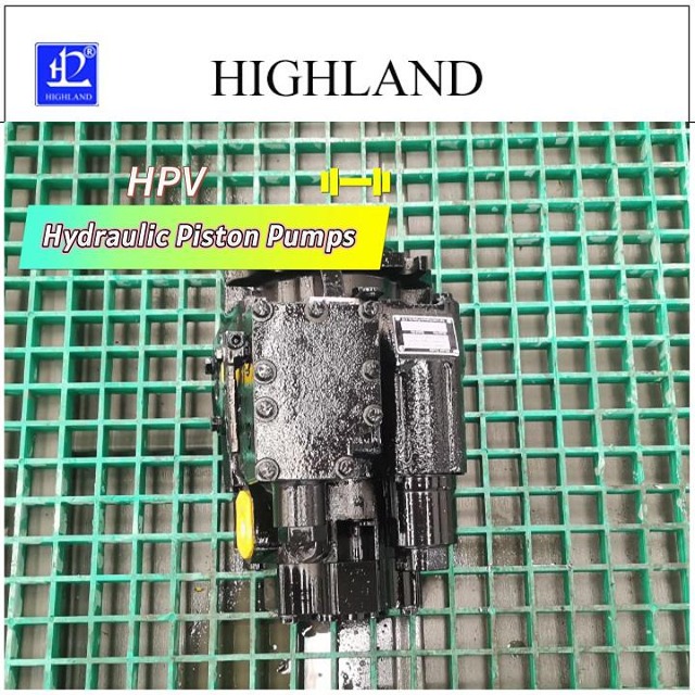 Hydraulic pump for cement mixer