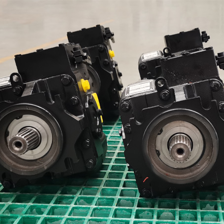 Harvester axial piston pump